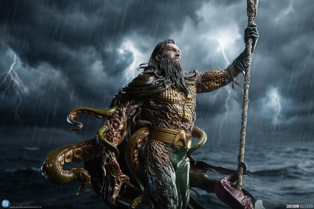 DC Comics Aquaman Premium Format Statue Aquaman: Lord of the Deep 74 cm - Sideshow Collectibles Statues