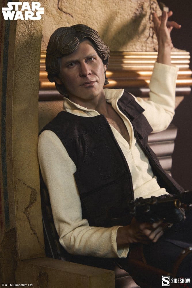 Star Wars Episode IV Mixed Media Premium Format Figure Han Solo: Sorry About the Mess 32 cm - Sideshow Collectibles Statues