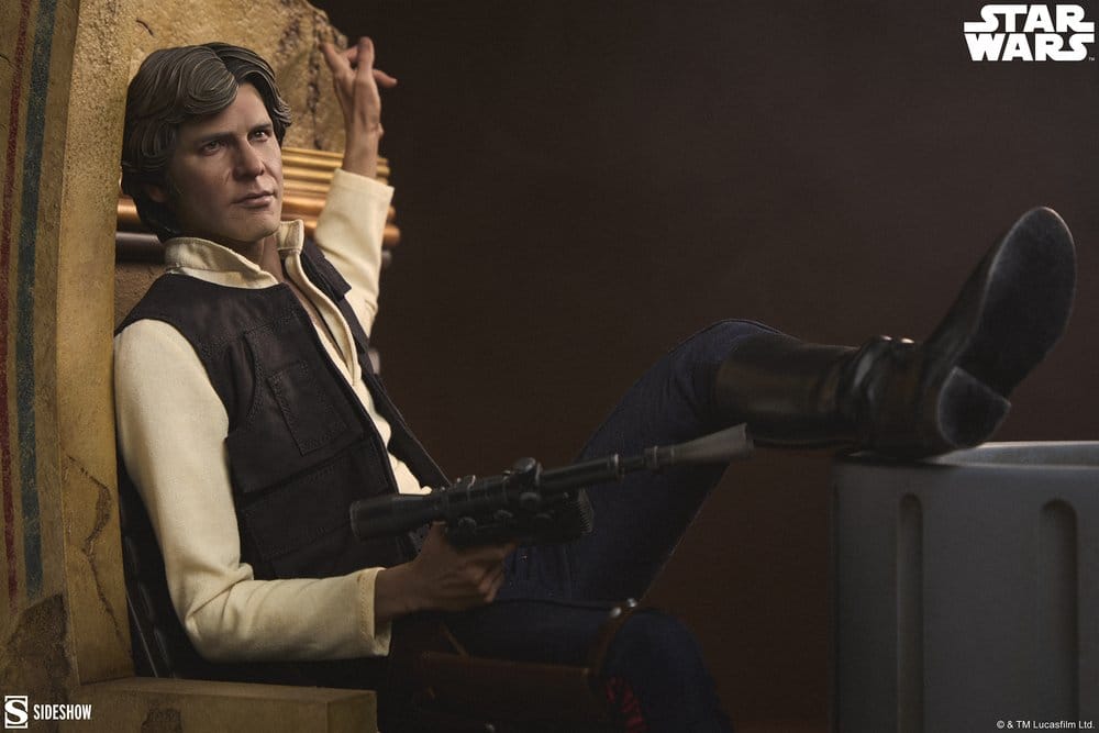 Star Wars Episode IV Mixed Media Premium Format Figure Han Solo: Sorry About the Mess 32 cm - Sideshow Collectibles Statues