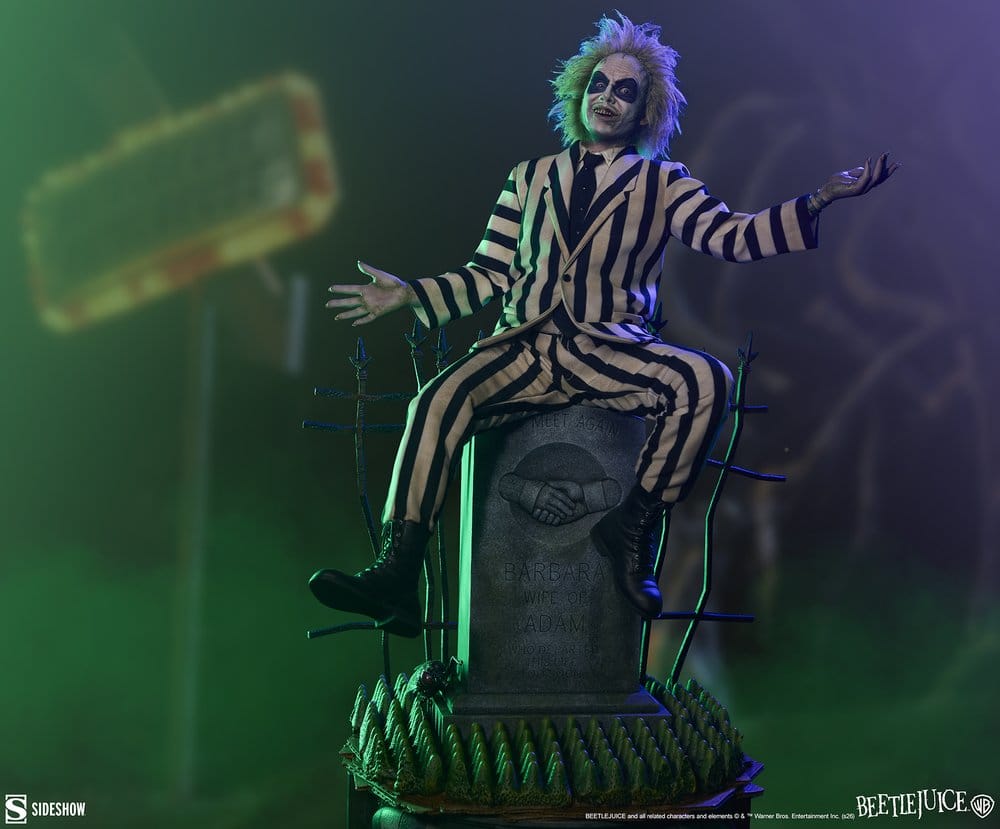 Beetlejuice Premium Format Mixed Media Statue Beetlejuice 54 cm - Sideshow Collectibles Statues & Busts