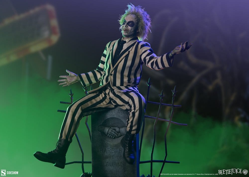 Beetlejuice Premium Format Mixed Media Statue Beetlejuice 54 cm - Sideshow Collectibles Statues & Busts