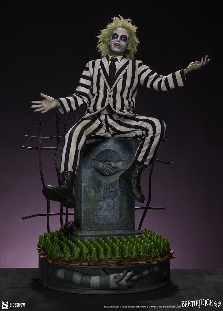 Beetlejuice Premium Format Mixed Media Statue Beetlejuice 54 cm - Sideshow Collectibles Statues & Busts