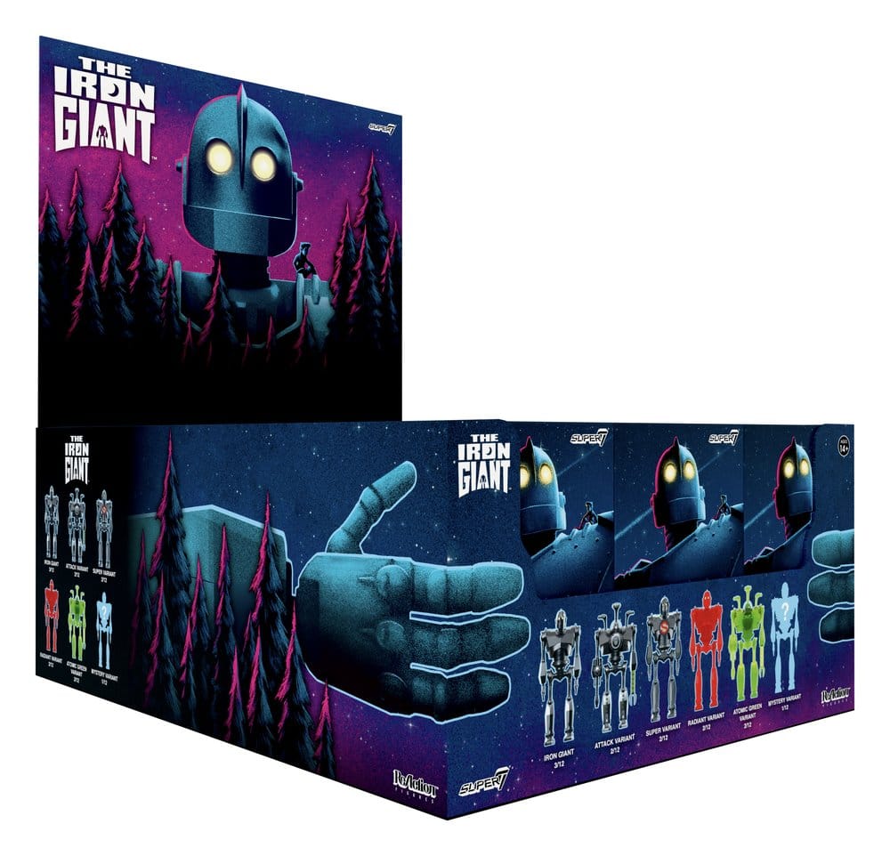 The Iron Giant Action Figures Wave 01 Blind Box Display Box Qty 12 - Super7 Action Figures, Blind Boxes