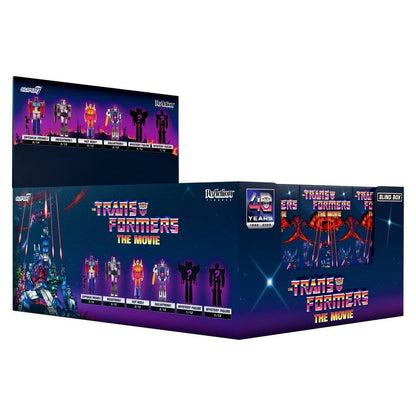 Transformers ReAction Action Figures Wave 06 The Movie Blind Box Display (12) - Super7 Blind Boxes