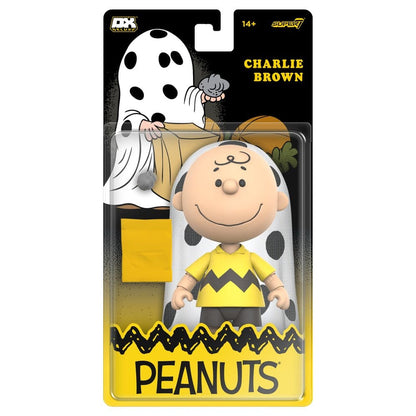 Peanuts Deluxe Wave 01 Action Figure Charlie Brown (with Ghost Sheet) - Super7 Action Figures