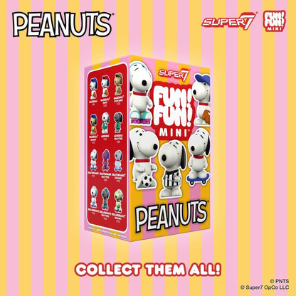 Peanuts Fun! Fun! Mini Figures Wave 01 Athlete Snoopy Blind Box Display (9) - Super7 Blind Boxes
