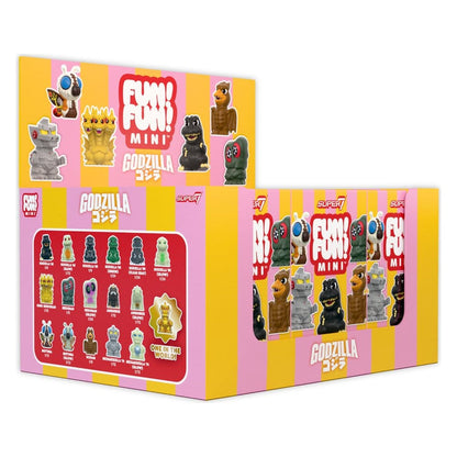 Godzilla Toho Fun! Fun! Mini Figures Wave 01 Blind Box Display (9) - Super7 Blind Boxes