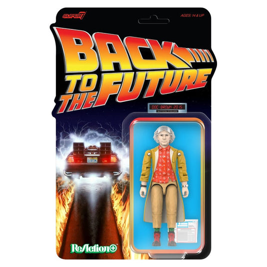 Back to the Future ReAction+ Action Figure Wave 02 Dr. Emmett Brown Box Qty 2015 - Super7 Action Figures