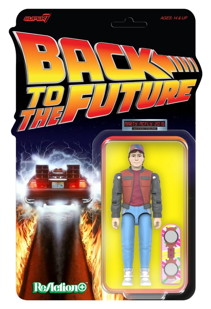 Back to the Future ReAction+ Action Figure Wave 02 Marty McFly Box Qty 2015