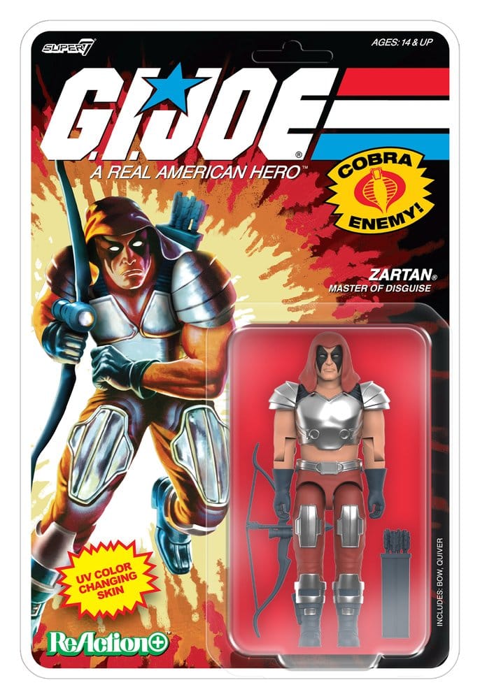 G.I. Joe (Comic) ReAction+ Action Figure Wave 09 Zartan - Super7 Action Figures
