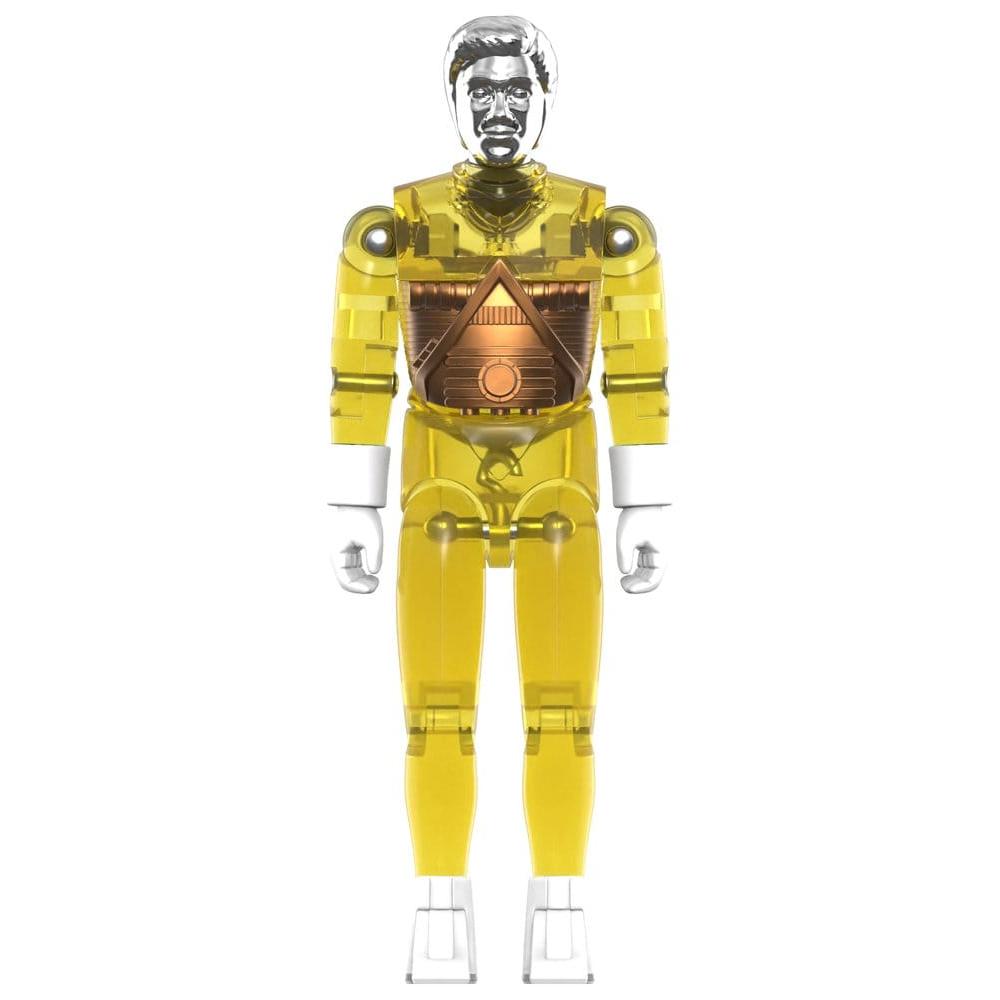 Micronauts ReAction+ Action Figure Wave 03 Time Traveler (Translucent Yellow) - Super7 Action Figures