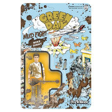 Green Day ReAction Action Figure Wave 01 Mike Dirnt (Mud Fight) - Super7 Action Figures