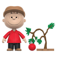 Peanuts ReAction Action Figure Charlie Brown and Sad Tree (Snow Globe Card Back) - Super7 Action Figures