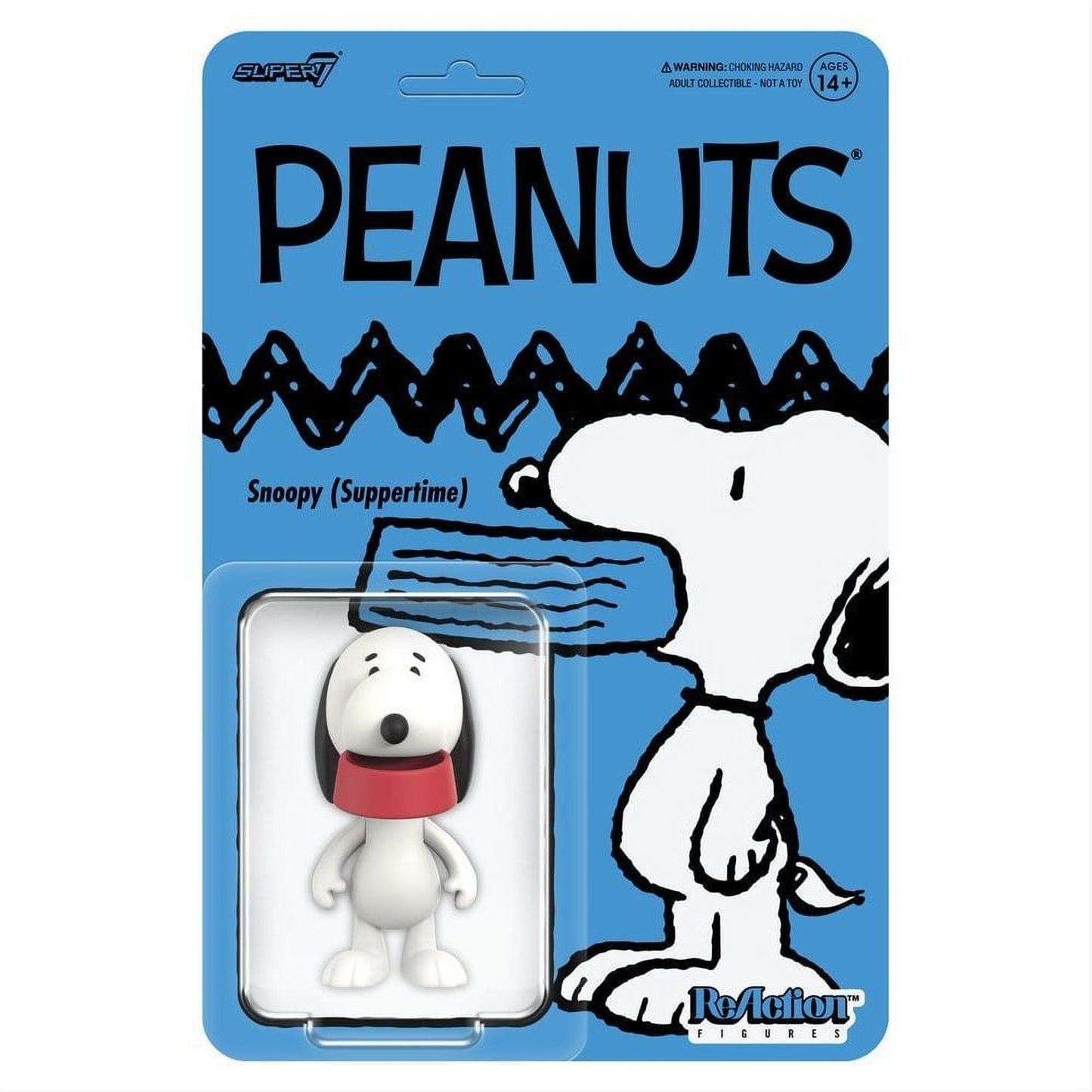 Peanuts ReAction Action Figure Wave 09 Snoopy (Suppertime) - Super7 Action Figures