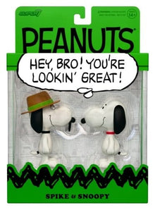 Peanuts ReAction Action Figures 2-Pack Snoopy & Spike - Super7 Action Figures