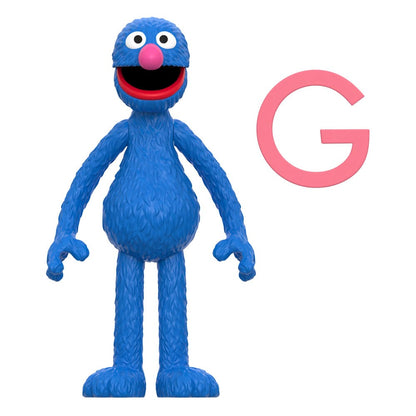 Sesame Street ReAction Action Figure Wave 05 Grover - Super7 Action Figures