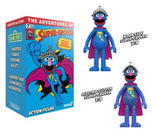 Sesame Street ReAction Action Figure Super Grover (W/Chase) - Super7 Action Figures