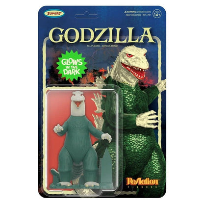 Godzilla Toho ReAction Action Figure Godzilla Model Kit (Glow) - Super7 Action Figures