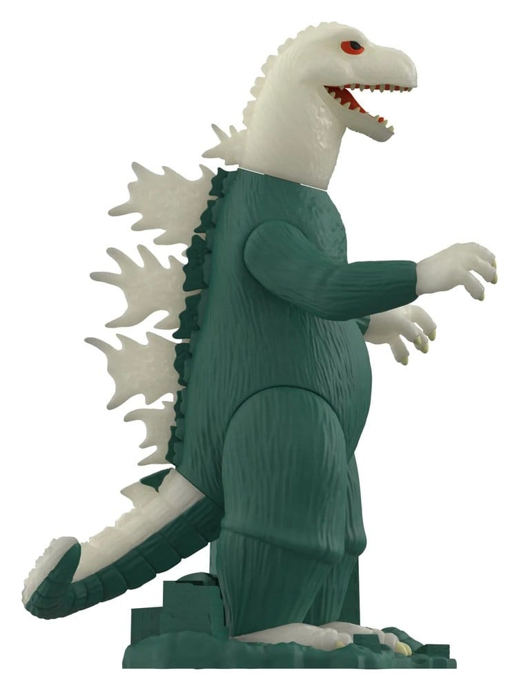 Godzilla Toho ReAction Action Figure Godzilla Model Kit (Glow) - Super7 Action Figures