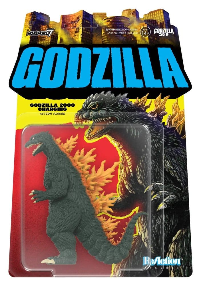 Godzilla Toho ReAction Action Figure Godzilla (2000, Charging) 24 cm - Super7 Action Figures