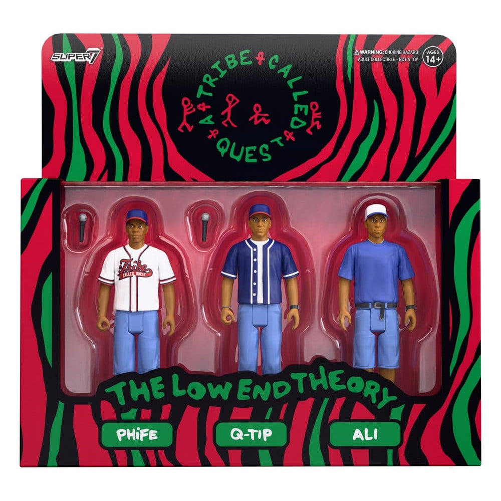 A Tribe Called Quest ReAction Action Figures 3-Pack The Low End Theory - Super7 Action Figures