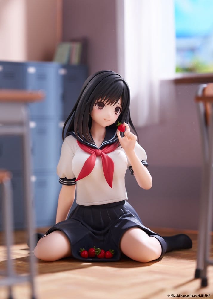 Strawberry 100% Desktop Cute PVC Figure Aya Tojo (School uniform Ver.) 13 cm - Taito Prize Statues