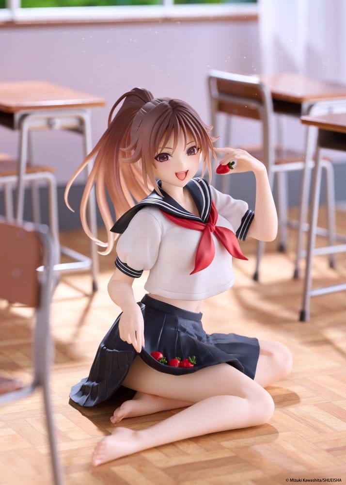 Strawberry 100% Desktop Cute PVC Figure Satsuki Kitaoji (School uniform Ver.)