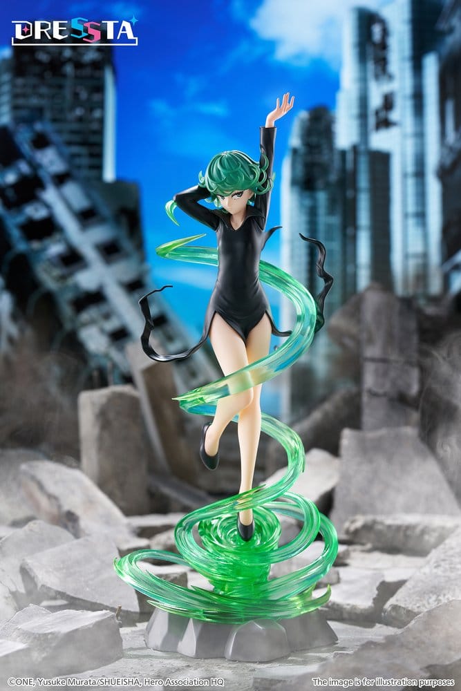 One-Punch Man Dressta PVC Figure Terrible Tornado - Taito Prize Statues