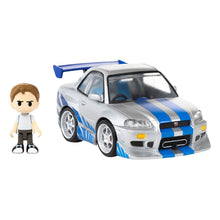 Fast & Furious Q-Village Vehicle with mini-figure Nissan Skyline GT-R (R34)