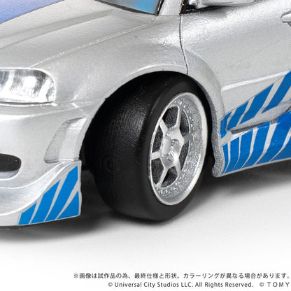 Fast & Furious Q-Village Vehicle with mini-figure Nissan Skyline GT-R (R34)