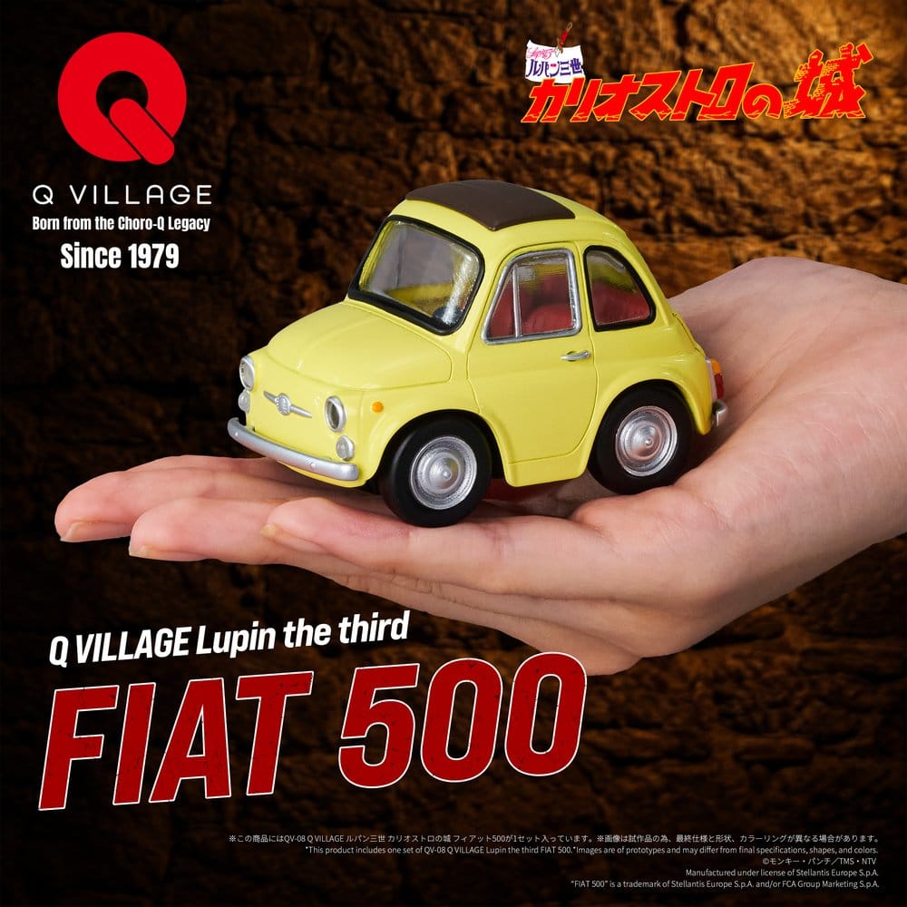 Lupin the Third: The Castle of Cagliostro Q Village PVC Figure QV-08 Fiat 500