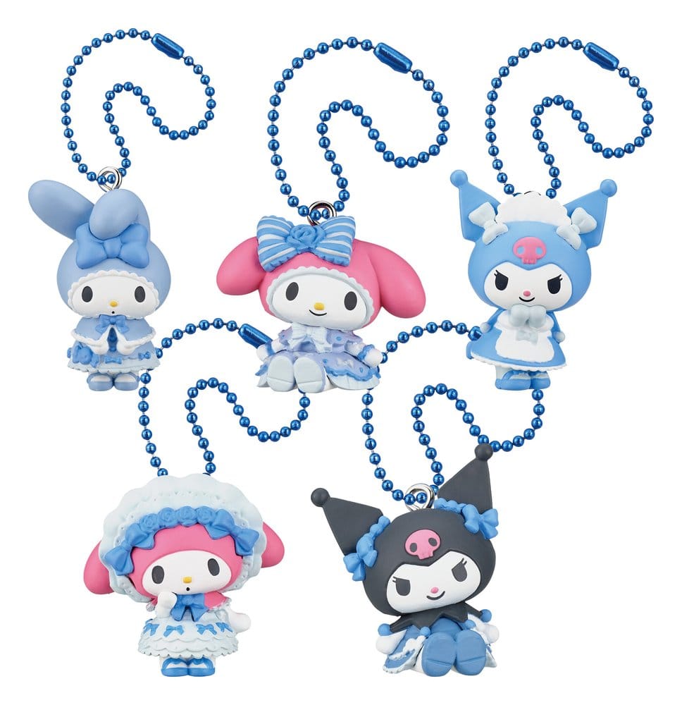 Sanrio Twinchees Mini Figures My Melody x Kuromi Sweet Lolita 5 cm Blind Pack Display Box Qty 24