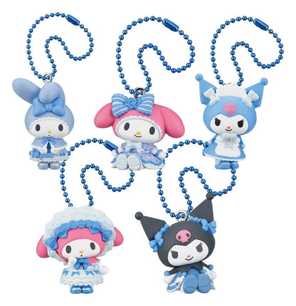 Sanrio Twinchees Mini Figures My Melody x Kuromi Sweet Lolita 5 cm Blind Pack Display Box Qty 24