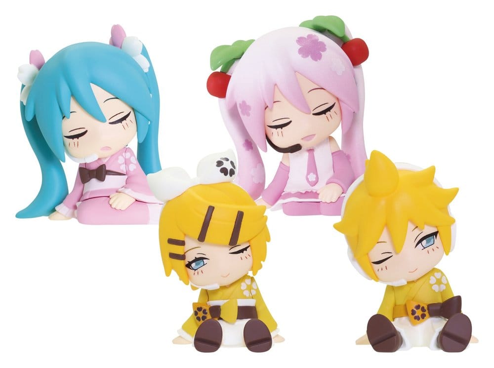 Hatsune Miku Twinchees Mini Figures Lil' Sleepers Wave 3 5 cm Blind Pack Display Box Qty 24