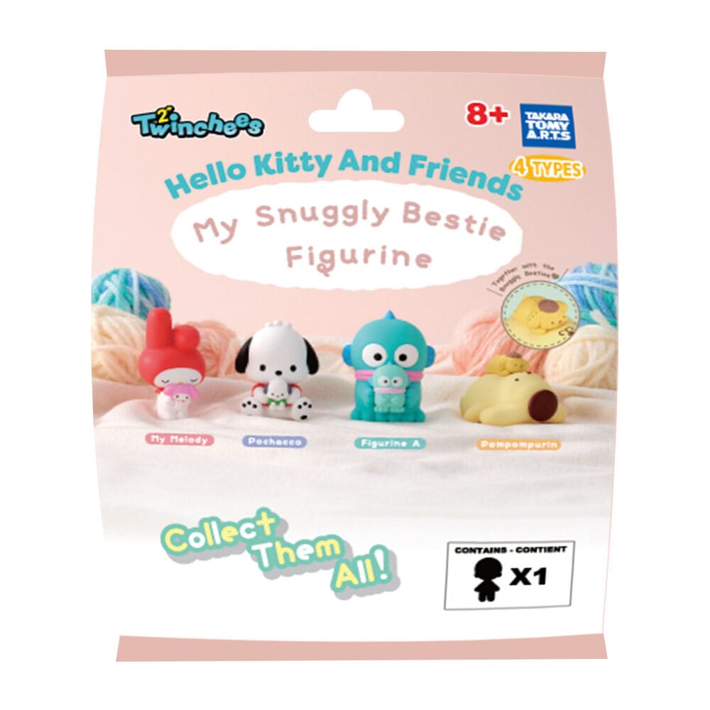 Sanrio Twinchees Mini Figures Hello Kitty & Friends My Cuddly Buddy 5 cm Blind Pack Display Box Qty 24