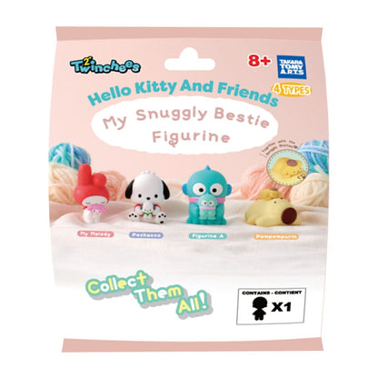 Sanrio Twinchees Mini Figures Hello Kitty & Friends My Cuddly Buddy 5 cm Blind Pack Display Box Qty 24