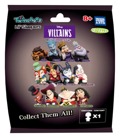 Disney Villains Twinchees Mini Figures Lil' Sleepers 5 cm Blind Pack Display Box Qty 24