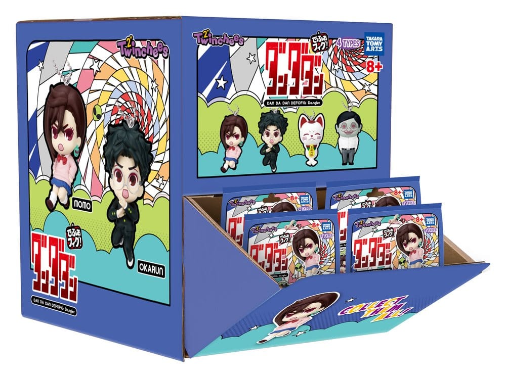 Dandadan Twinchees Dangler Mini Figures Defofig! 5 cm Blind Pack Display Box Qty 24