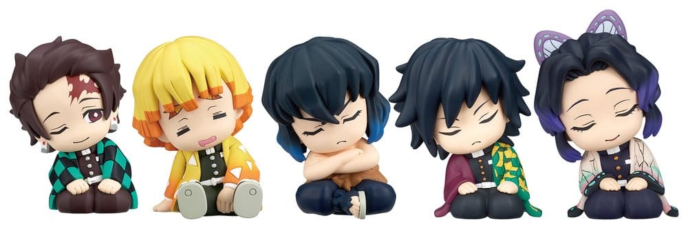 Demon Slayer: Kimetsu no Yaiba Twinchees Mini Figures Lil' Sleepers Wave 3 5 cm Blind Pack Display Box Qty 24 - Takara Tomy Blind Boxes