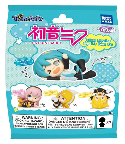 Hatsune Miku Twinchees Mini Figures Falling Figures 5 cm Blind Pack Display Box Qty 24 - Takara Tomy Blind Boxes