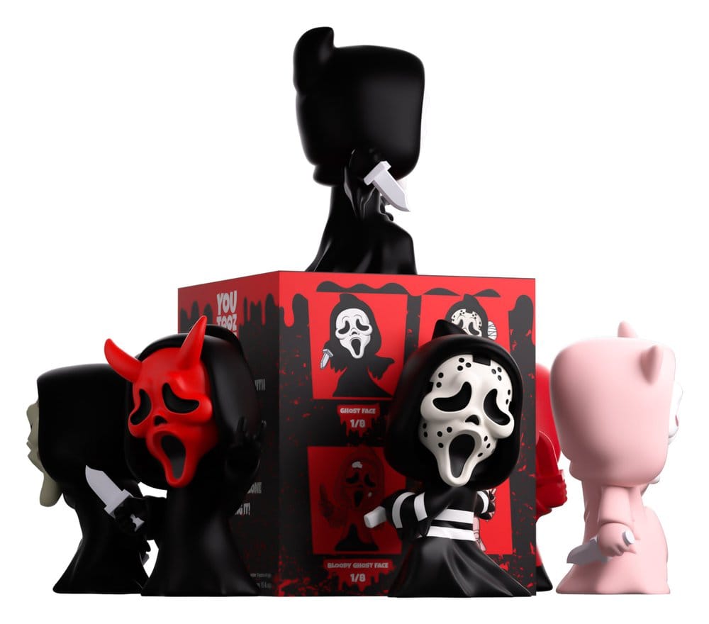 Ghost Face Mini Figures Blind Box Assortment Box Qty 8