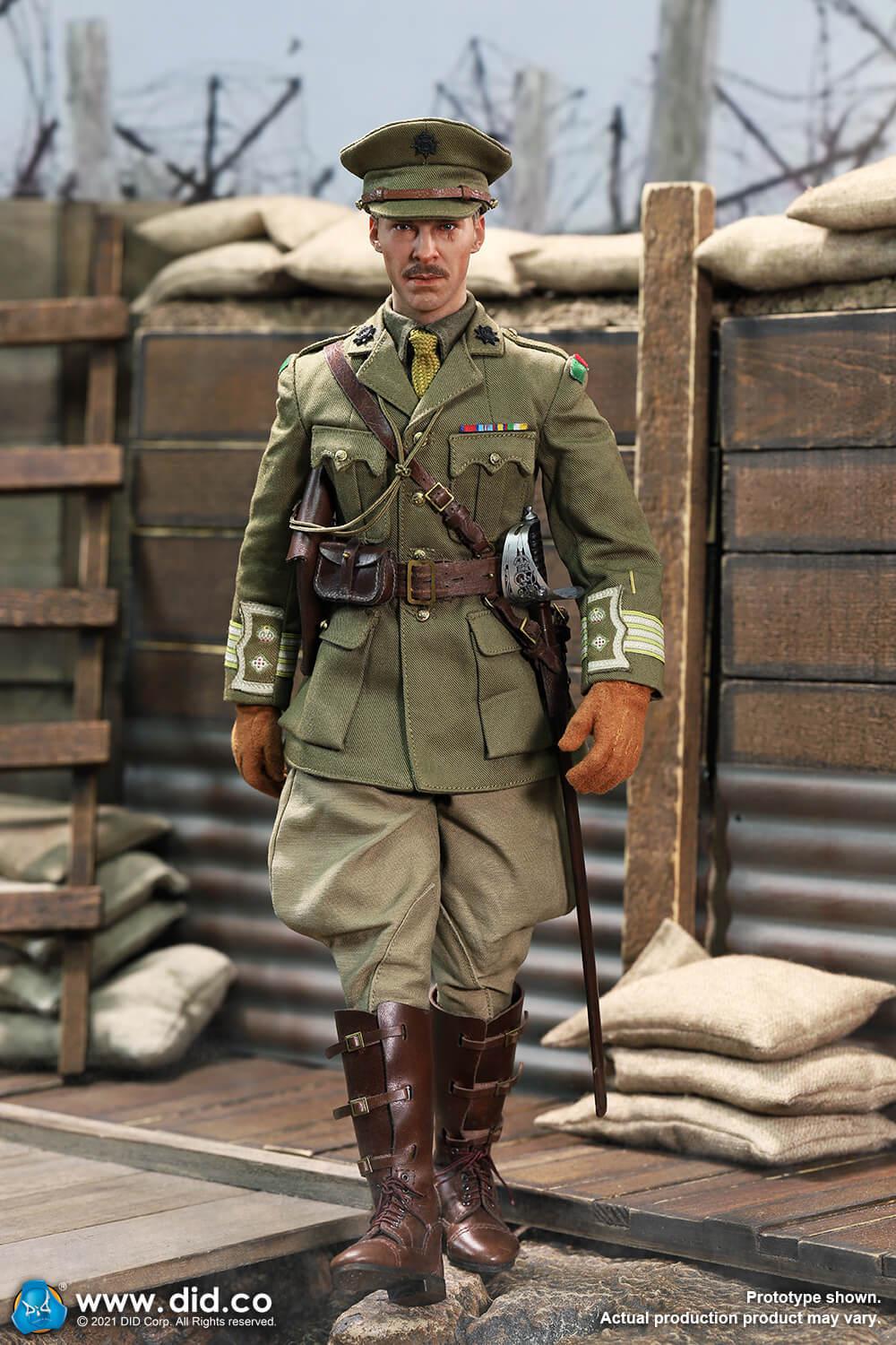 Colonel Mackenzie: WW1 British Officer: With Diorama: B11012: DID-DID