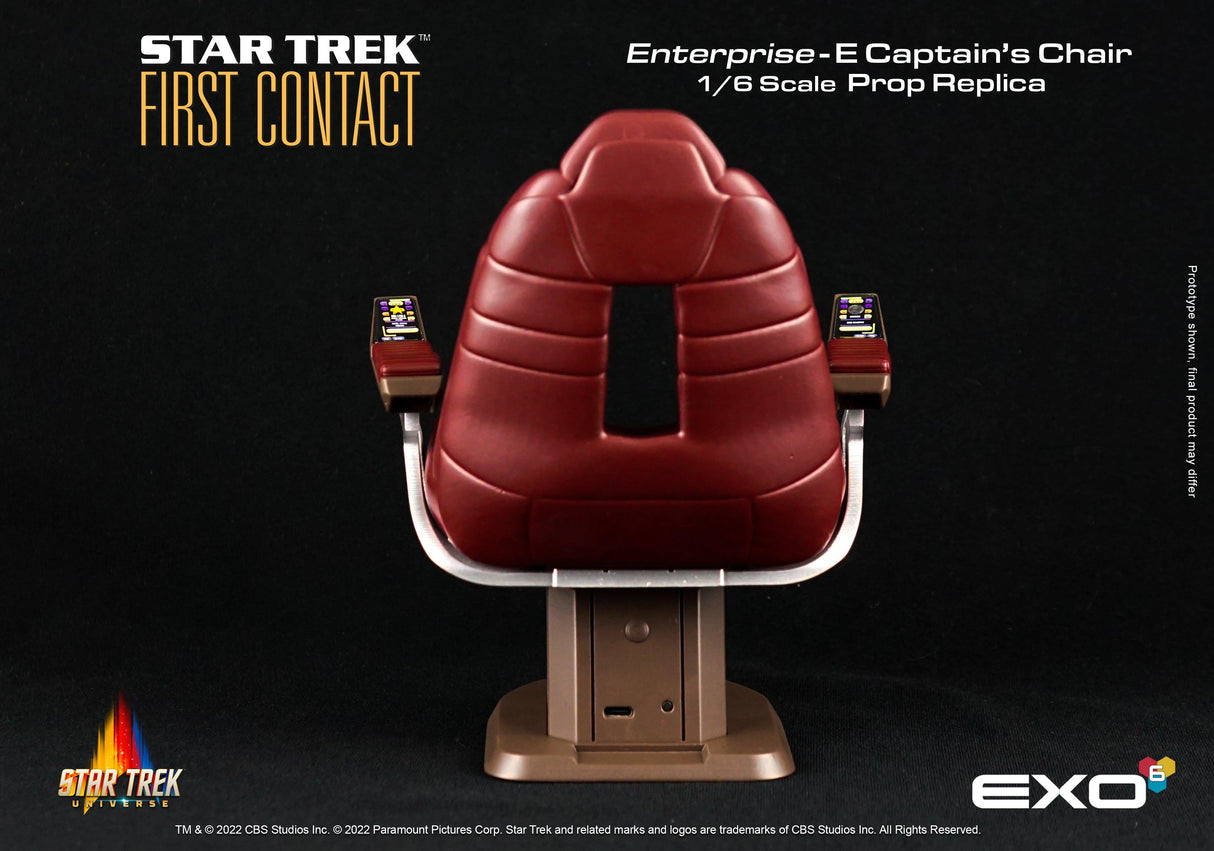 Captains Chair: Enterprise-E: Star Trek: First Contact: Exo-6: Sixth Scale-EX0-6