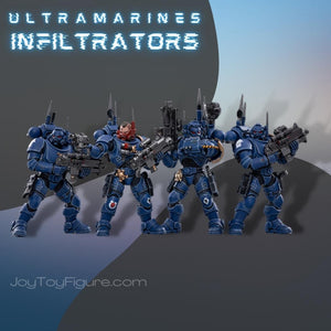 Warhammer 40K: Ultramarines: Infiltrators: 4 Pack-Joy Toy