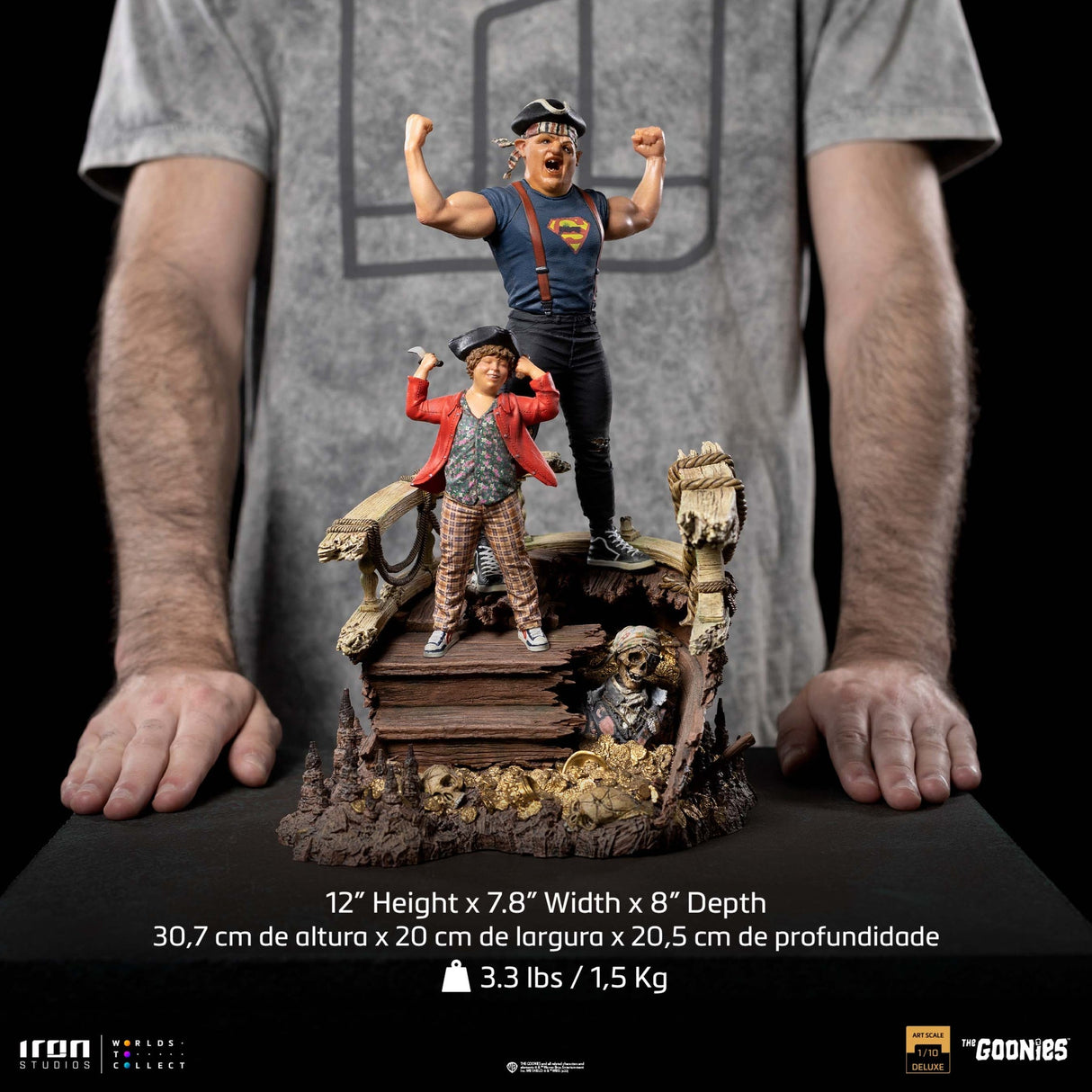 Sloth And Chunk: Deluxe: The Goonies: 1/10 Art Scale-Iron Studios