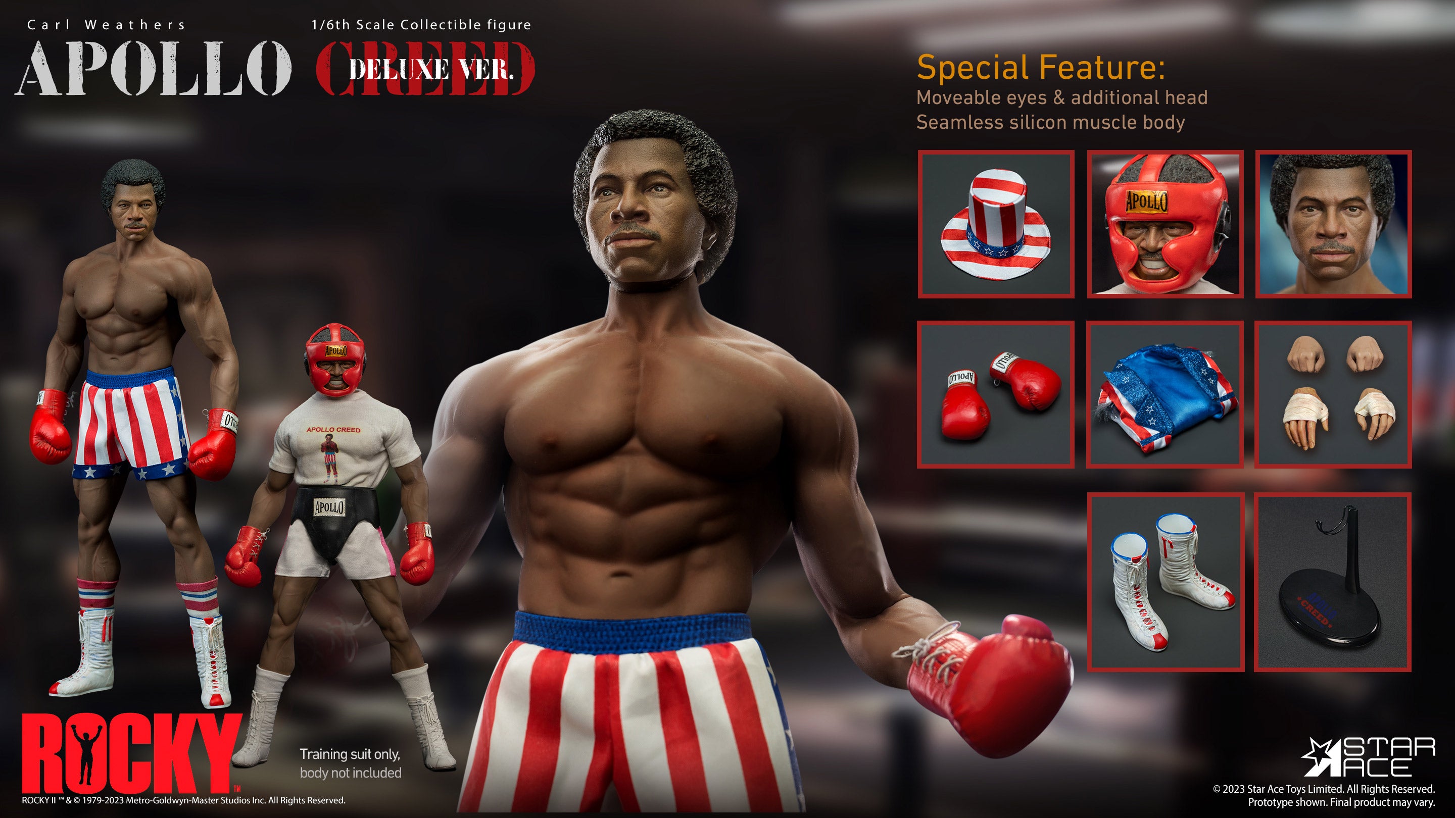 Apollo Creed: Rocky: Deluxe Edition Figure: Star Ace