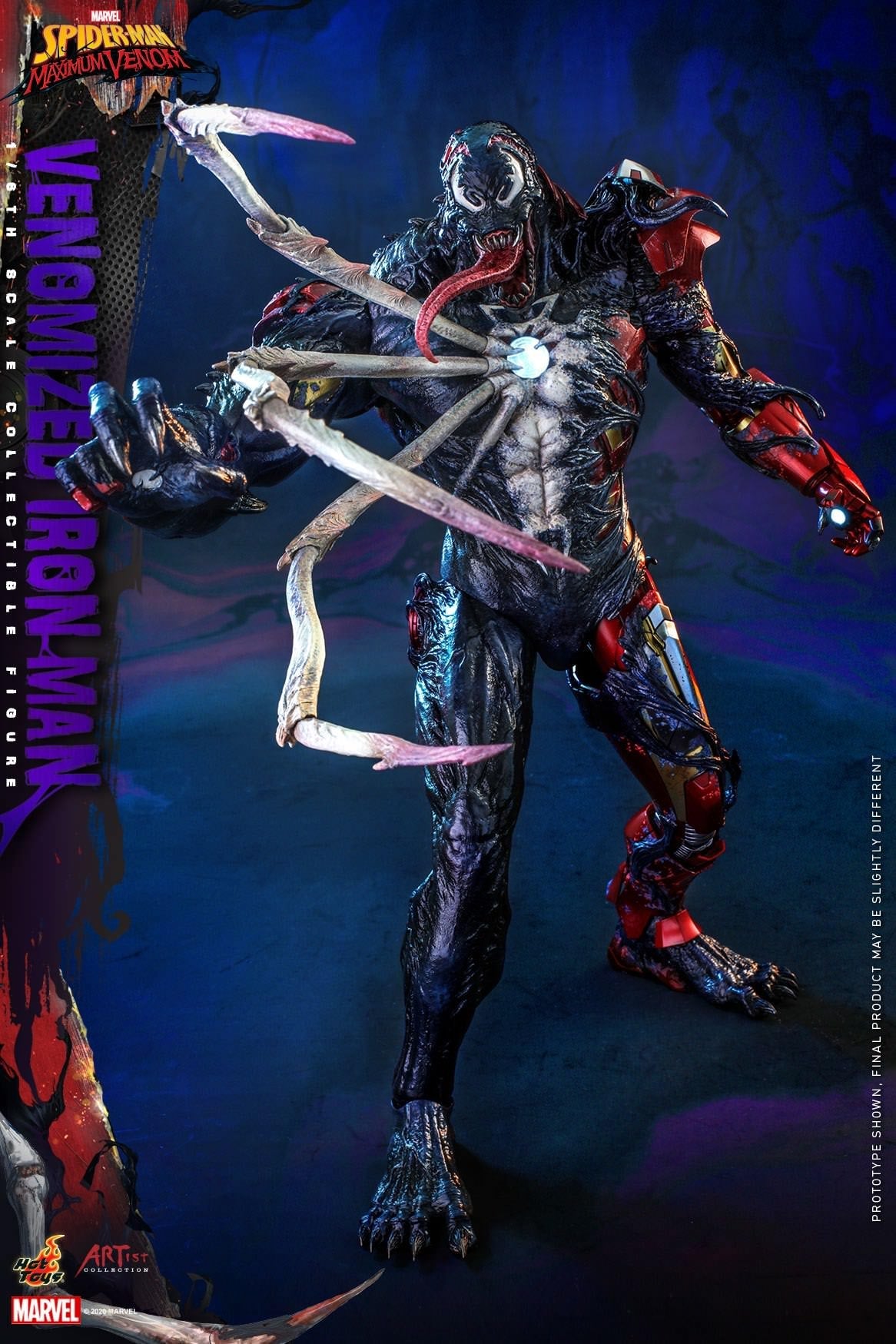 Venomized Iron Man: Spider-Man: AC04: Marvel-Hot Toys