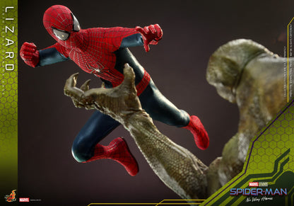 Lizard Diorama Base: Spider-Man: No Way Home: Marvel-Hot Toys