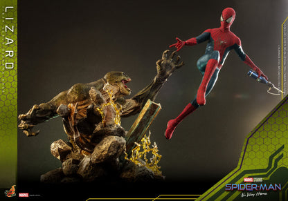 Lizard Diorama Base: Spider-Man: No Way Home: Marvel-Hot Toys
