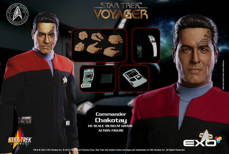 Commander Chakotay: Star Trek: Voyager: Exo-6: Sixth Scale-EX0-6
